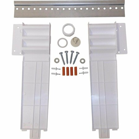 MUSTEE Wall Bracket Laundry Tub Hardware Kit 18.200W